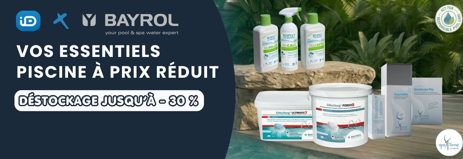 Déstockage jusqu'à - 30 % sur les produits Bayrol 